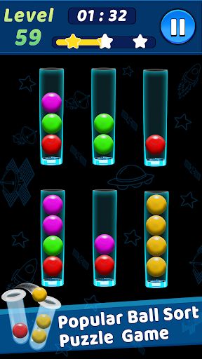 Pro Color Ball Water Sort Game - Screenshot 3