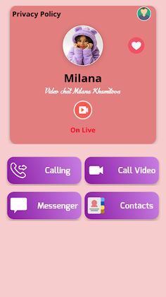 MILANA KHAMETOVA FAKE CALL & C - Screenshot 2