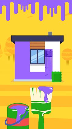 Paint My House Painter Puzzle - Screenshot 3