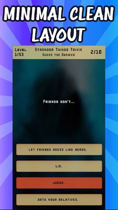 Stranger Things Trivia Quiz - Screenshot 2