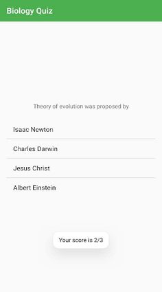 Biology Quiz - Screenshot 3