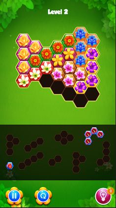 Flower Hexa Puzzle Fever 2018 - Screenshot 4