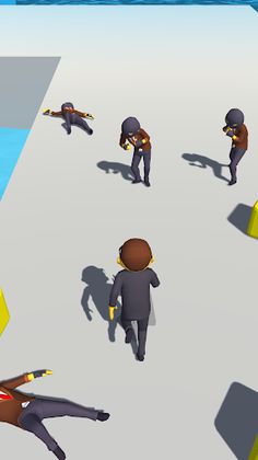 Blocky Rush Punch Runner Fall - Screenshot 1