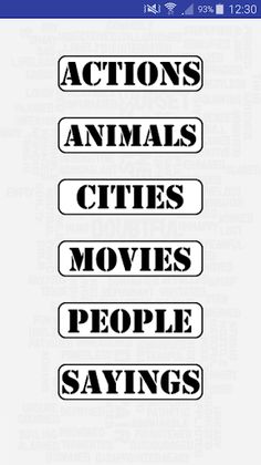 Charades - Word Generator - Screenshot 2