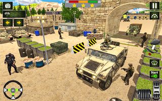 Army truck driving truck games - Screenshot 1