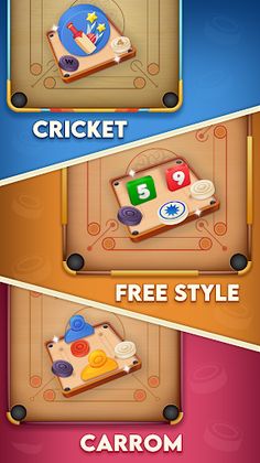Carrom Cricket: Disc Pool Game - Screenshot 1
