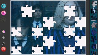Wednesday Addams Game Puzzle - Screenshot 2