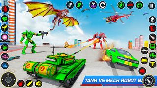 Army Dragon Robot Transform 3D - Screenshot 1