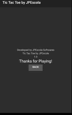 Tic Tac Toe by JPEscola - Screenshot 2