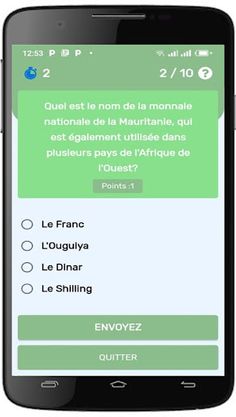 Quiz Mauritanie - Screenshot 3