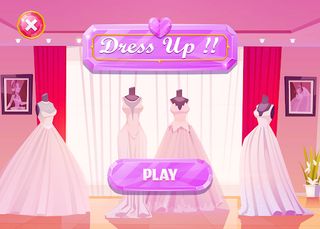 Dress Up Girl Coloring Book - Screenshot 1