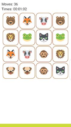 Jeux de mémoire - Screenshot 1