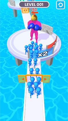 crowd fight - Screenshot 2