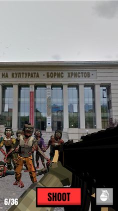 Virus Zombie shooting game - A - Screenshot 2