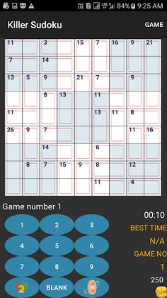 Killer Sudoku KenKen Futoshiki - Screenshot 2
