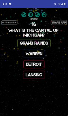 USA State Capitals Fun Game - Screenshot 1