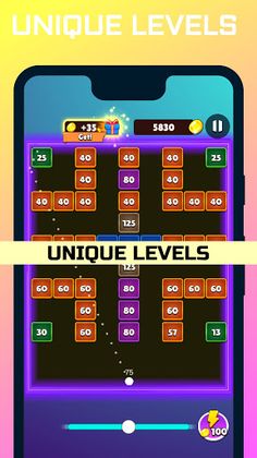 Bricks Ball Breaker - Block Cr - Screenshot 3