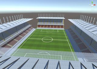 MEGA GOALIE VR. Cardboard - Screenshot 1