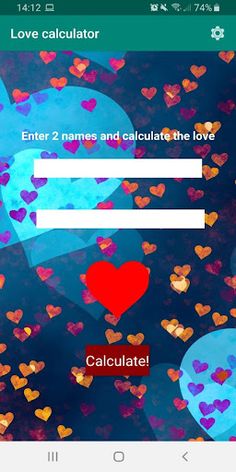 Liefdes calculator - Screenshot 1