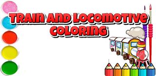 Steam Train Coloring Game - Screenshot 1