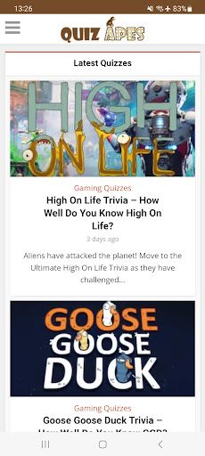 QuizApes - Quizzes for Gamers - Screenshot 3