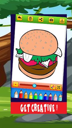 Fast Food Coloring Book - Screenshot 1