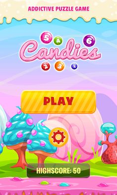 Candies - Number puzzle game - Screenshot 1