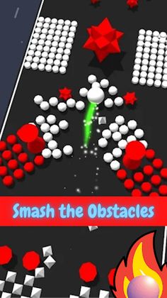 Color Bump Ball-Color Ball Run - Screenshot 2