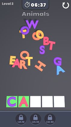 Letter Match 3D - Screenshot 1