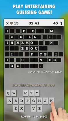 Murphy Laws Guessing Game PRO - Screenshot 1