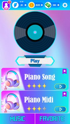 Lunomosik Piano Game - Screenshot 1