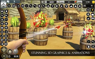 Watermelon Archery Games 3D - Screenshot 1