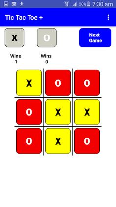 Tic Tac Toe + - Screenshot 2