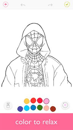 Miles Morales Coloring Book - Screenshot 2