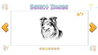 Border Collie Lovely Coloring - Screenshot 3