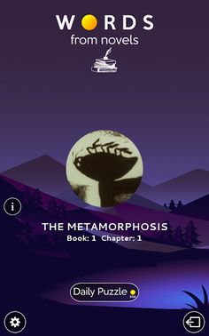 Words From Novels - Word Game - Screenshot 1