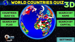 World Map Quiz: Coutries, Capi - Screenshot 2