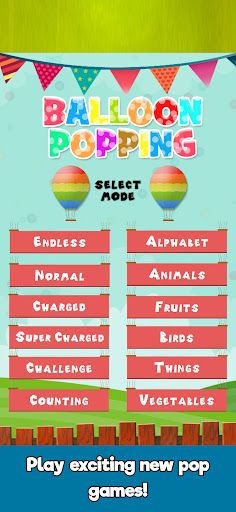 Balloon Pop Games For Kids - Screenshot 1