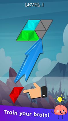 Matching Triangles Tangram - Screenshot 2