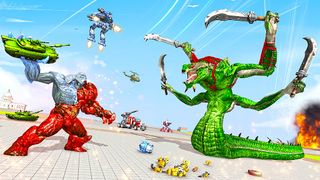 Snake Robot Game - Stone Robot - Screenshot 1