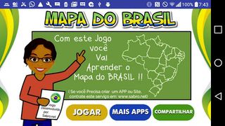 Jogo Mapa do Brasil - Screenshot 1