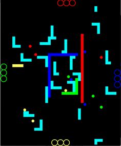 Snake 4 Player - Screenshot 2