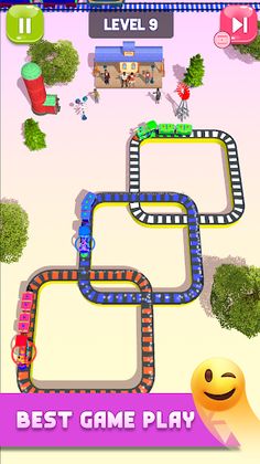 Train Race Game - Perfect Time - Screenshot 2