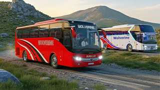 Coach Tourist Bus City Driving - Screenshot 3