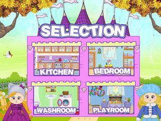 Pretend Play Doll House Games - Screenshot 1
