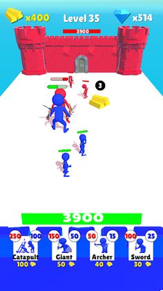 Stickman Clash 3D - Epic Castl - Screenshot 1