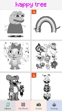 Happy Tree Pixel Art - Screenshot 4