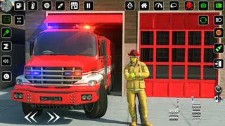 Firefighter Fire Truck Games - Screenshot 2