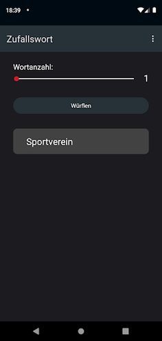 Zufallswort - Screenshot 1