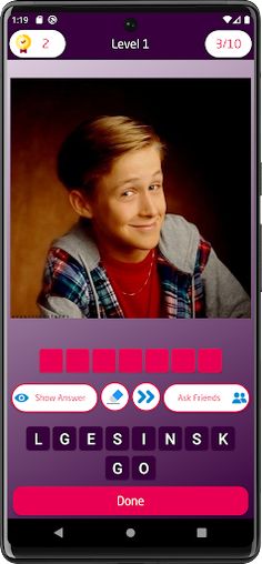 Celebrity Quiz - Then and Now - Screenshot 2